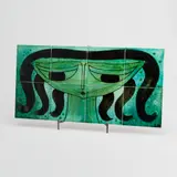 Eila Munkki, Relief, glazed ceramic
