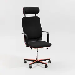 Yrjö Kukkapuro, Desk Chair, Sirkus, Avert, 1980's, black wool upholstery