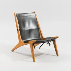 Östen Kristiansson, Lounge Chair, model 204, Luxus/ Vittsjö, 1960's, oak frame
