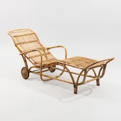 Aino Aalto, Chaise lounge, Artek, rattan