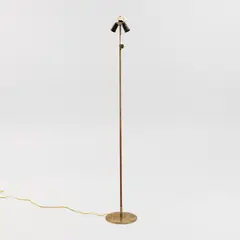 Paavo Tynell, Floor Lamp, model 9602, Taito Oy, 1940-1950-tal, brass