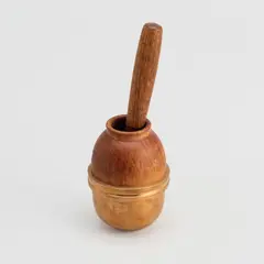 Bertel Gardberg, Mortar, Björkboda bruk, mid 20th Century, bronze and teak