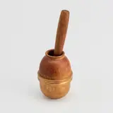 Bertel Gardberg, Mortar, Björkboda bruk, mid 20th Century, bronze and teak