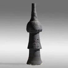 Peter Voulkos, Untitled (Stack), 1968, stoneware with iron slip