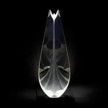 Christopher Ries, Guardian, 2003, cut, ground, and polished optical crystal
