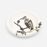 Oiseau sur la Branche ashtray by Pablo Picasso, 1952, earthenware with oxidized paraffin decoration and enamel, sold Sep 2021