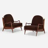 Phillip Lloyd Powell, New Hope lounge chairs, pair