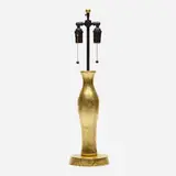 Alberto Giacometti, Table lamp, gilt bronze, paper