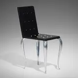Philippe Starck, Lola Mundo chair, 1988, lacquered wood, cast aluminum, rubber