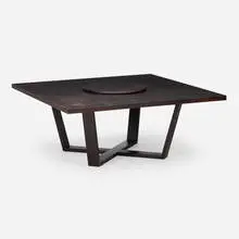 Xilos dining table by Antonio Citterio, c. 1996, mahogany, sold Mar 2025