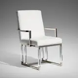 Charles Hollis Jones, Armchair, c. 2000, acrylic, chrome-plated steel