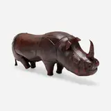 Omersa & Company, Rhinoceros ottoman, c. 1965, leather