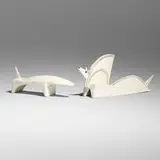 Bruno Gambone, Two animal sculptures