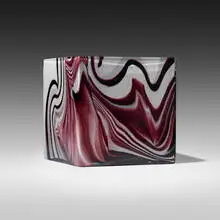 Sergio Asti, Démodé vase, c. 1971, calcedonio glass