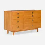 Edward Wormley, Janus cabinet, model 5727N, walnut, brass, rosewood