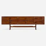 Novo Rumo, Cabinet, c. 1965, rosewood, chrome-plated steel