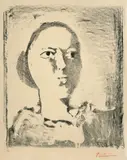 Tête de femme de trois quarts by Pablo Picasso, 1953, Lithographie auf Arches-Velin, sold May 2011