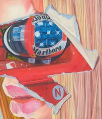 Fritz Köthe, N / Michael Schumacher, 1996, Öl auf Leinwand