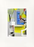 Mappenwerk, Malteser Edition, 2014, Original-Leinenkassette mit 6 Grafiken, jeweils auf Papier, mit einer DVD und einem Acrylglasspiegel, von unterschiedlichen Künstlern