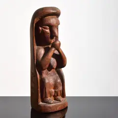 Carved Wood by Patrociño Barela, Sculpture, sold Mar 2023