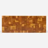 Cityscape cabinet by Paul Evans, c. 1975, walnut burl, laminate, sold Sep 2021