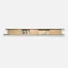 Wendy Maruyama, Zenmetsu, 2011, Tamo ash, paper, glass, pottery shards