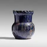 George E. Ohr, Vase, 1897-1900, glazed earthenware