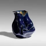 George E. Ohr, Vase, 1897-1900, glazed earthenware