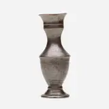 Bud vase by George E. Ohr, 1897-1900, glazed earthenware, sold Sep 2021