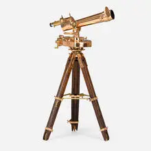W. & L.E. Gurley, Azimuth telescope M1910A1, 1942, plated bronze, brass, oak, glass