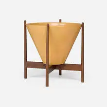 John Follis, Planter, model SW-04, glazed stoneware, walnut