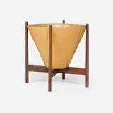 John Follis, Planter, model SW-04, glazed stoneware, walnut