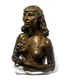 Jacob Epstein, Sixth Portrait of Kathleen, 1941, bronze with dark brown patina