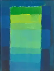 Heinz Mack, Ohne Titel, 1992, Acryl auf leinenbezogenem Ausstellungskatalog