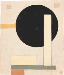 Walter Dexel, Ohne Titel (1924 XI), Um 1924, Papiercollage auf Glanzpapier