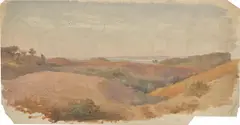 Otto Speckter, Ehestorf bei Harburg“ (+ 1 Beigabe), 1846, Öl auf Papier