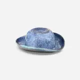 Hat novelty by George E. Ohr, 1895-96, glazed earthenware, sold Sep 2021