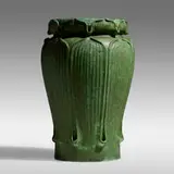 Rare vase, model 84 by George P. Kendrick, 1898-1910, glazed earthenware, sold Sep 2021