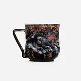 George E. Ohr, Jefferson mug, 1896, glazed earthenware