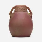 Rare and Early vase by Artus Van Briggle for Van Briggle Pottery, 1903, glazed earthenware, sold Sep 2021