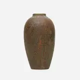 Markham Pottery, Arabesque vase, c. 1915, glazed earthenware