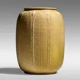 Rare vase by Grueby Faience Company, 1898-1910, glazed earthenware, sold Sep 2021