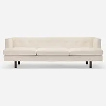 Edward Wormley, Sofa, model 2410, c. 1955, upholstery, mahogany