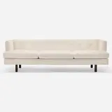 Edward Wormley, Sofa, model 2410, c. 1955, upholstery, mahogany