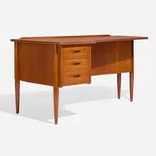 Göran Strand, Desk, model A10, c. 1965, teak