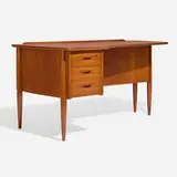 Göran Strand, Desk, model A10, c. 1965, teak