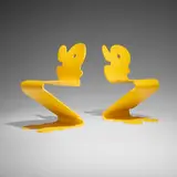 Verner Panton, Pantonic 5010 chairs, pair
