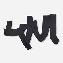 Untitled (Wall-Mounted Sculpture) by Tony (Bernard) Rosenthal, 1999, painted aluminum, sold Mar 2025