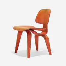 Charles and Ray Eames, DCW, aniline-dyed birch plywood, rubber