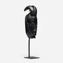 Roger Capron, Mask, c. 1960, enameled earthenware